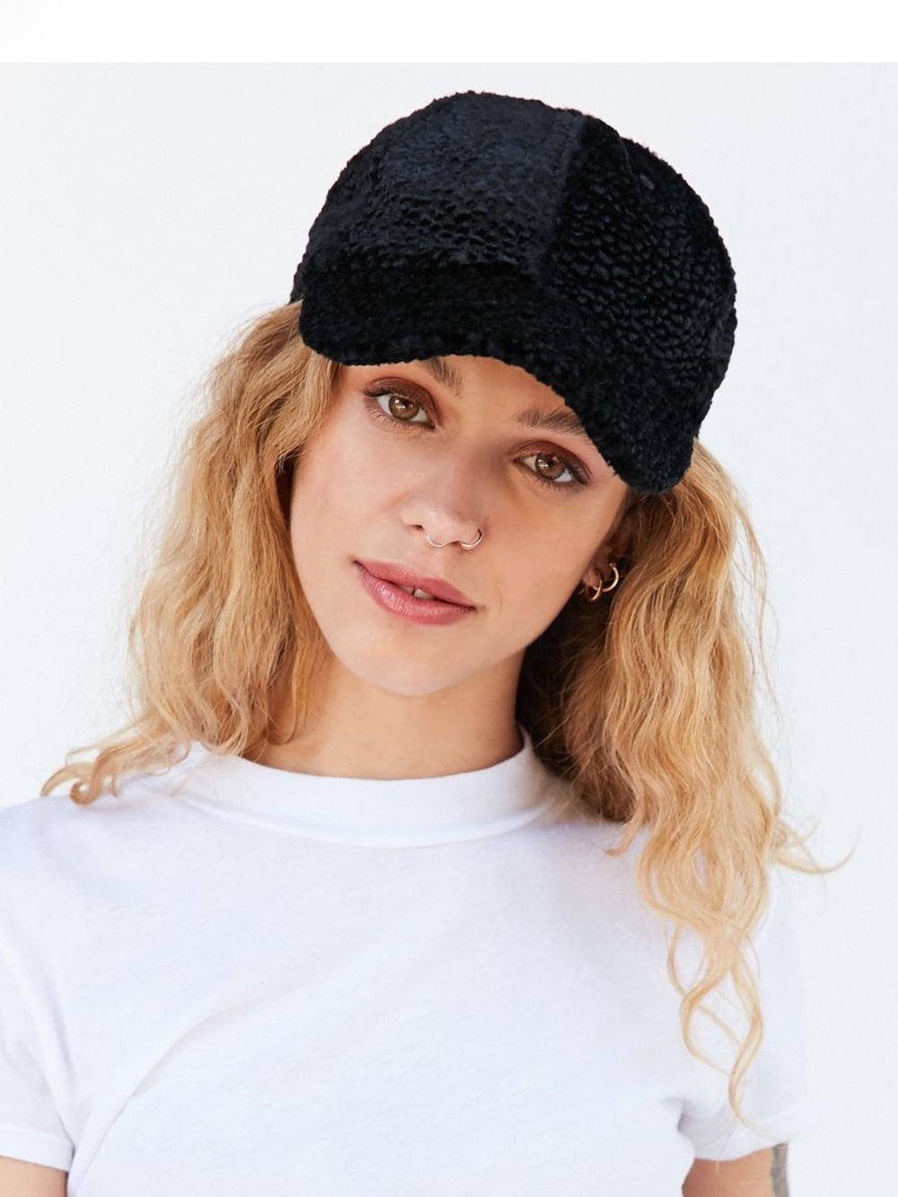 Urban Outfitters Fuzzy Baseball Hat